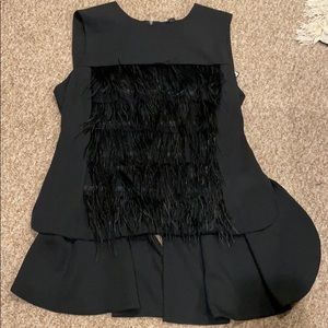 Black BCBG fancy top